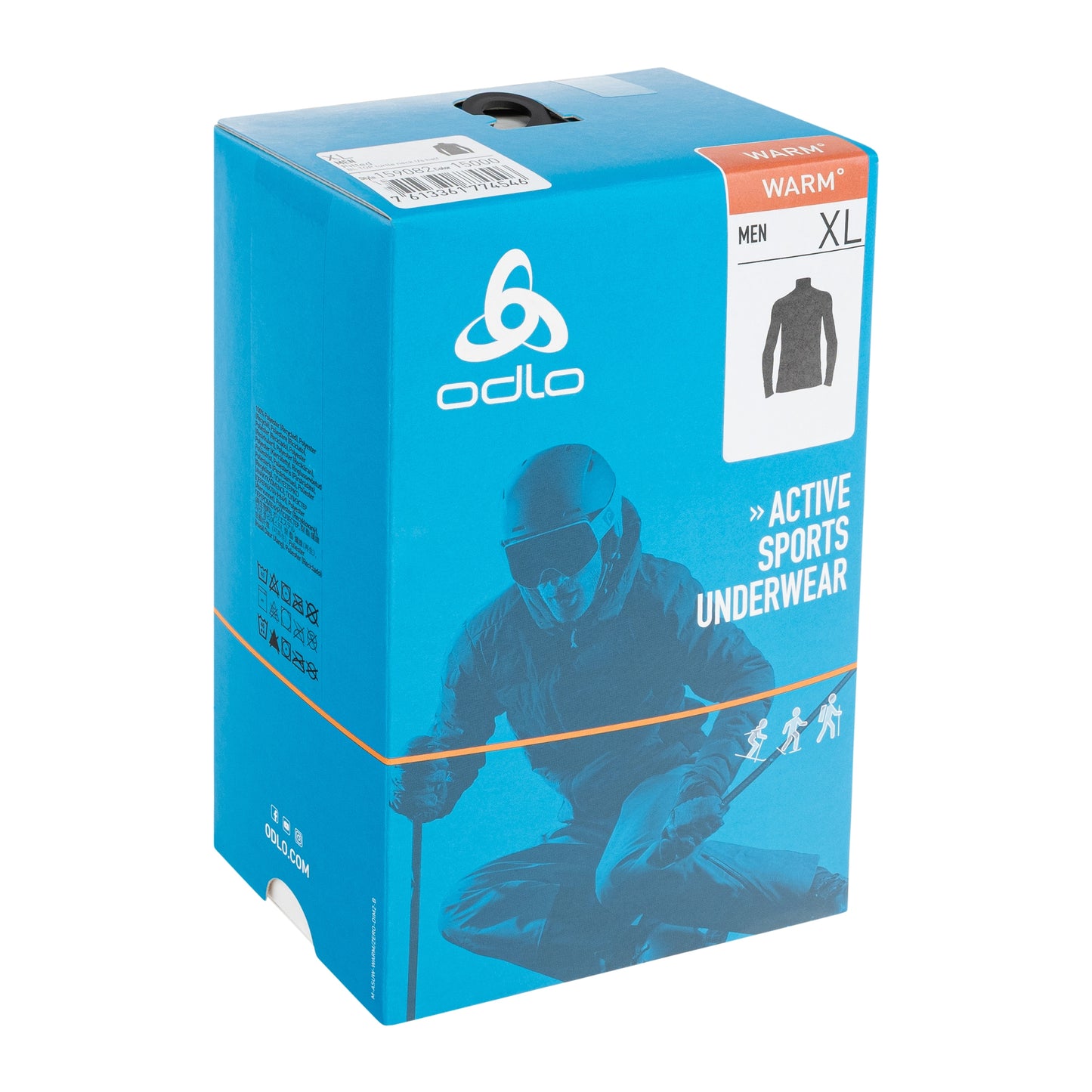 Koszulka termoaktywna Odlo Active Warm Base Layer Half-Zip - Black