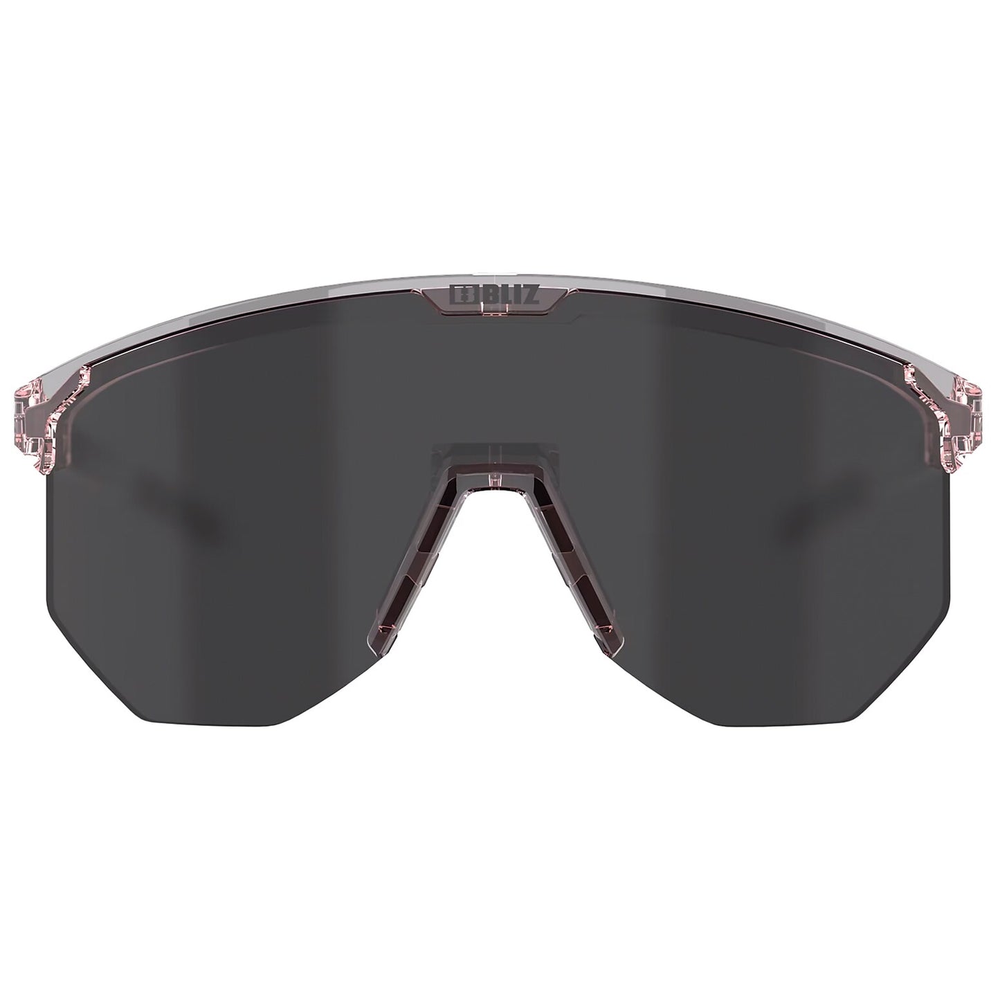 Okulary przeciwsłoneczne Bliz Hero Small - Transparent Rose/Smoke