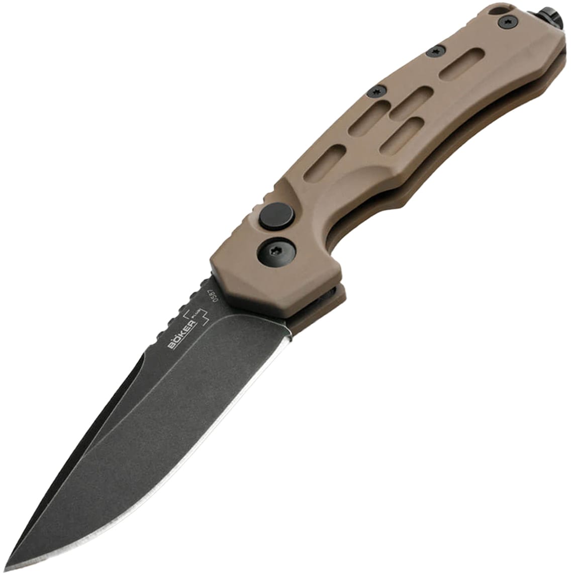 Nóż sprężynowy Boker Plus Thunder Storm Auto - Brown