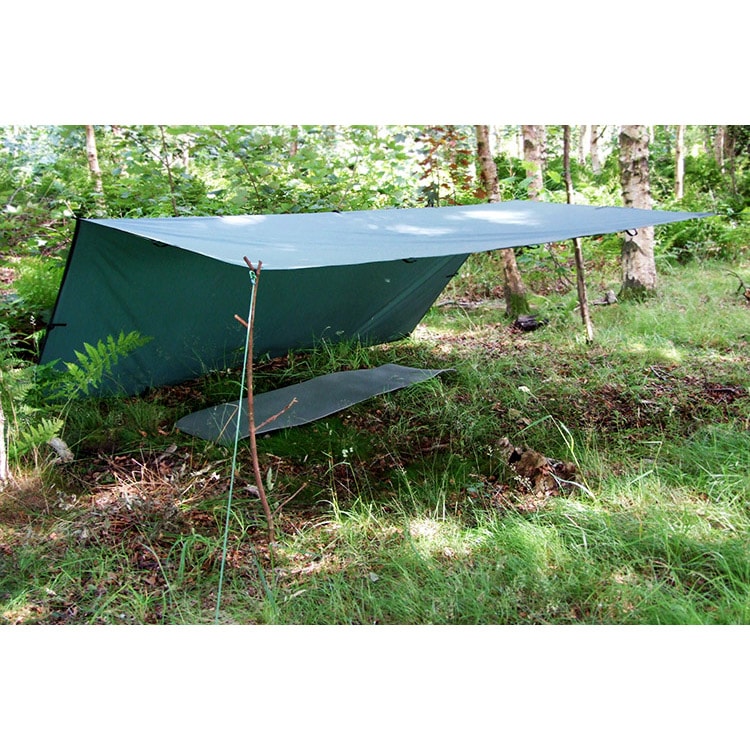 Płachta biwakowa DD Hammocks Tarp 3x3 Limited Edition - forest green