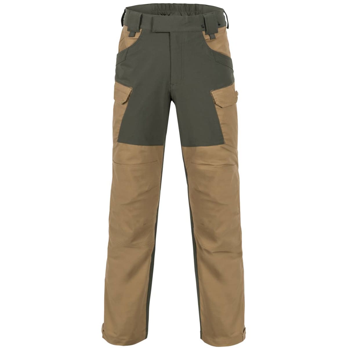 Spodnie Helikon Hybrid Outback DuraCanvas - Coyote/Taiga Green