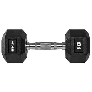 Hantel heksagonalny HMS Hex Pro 8 kg