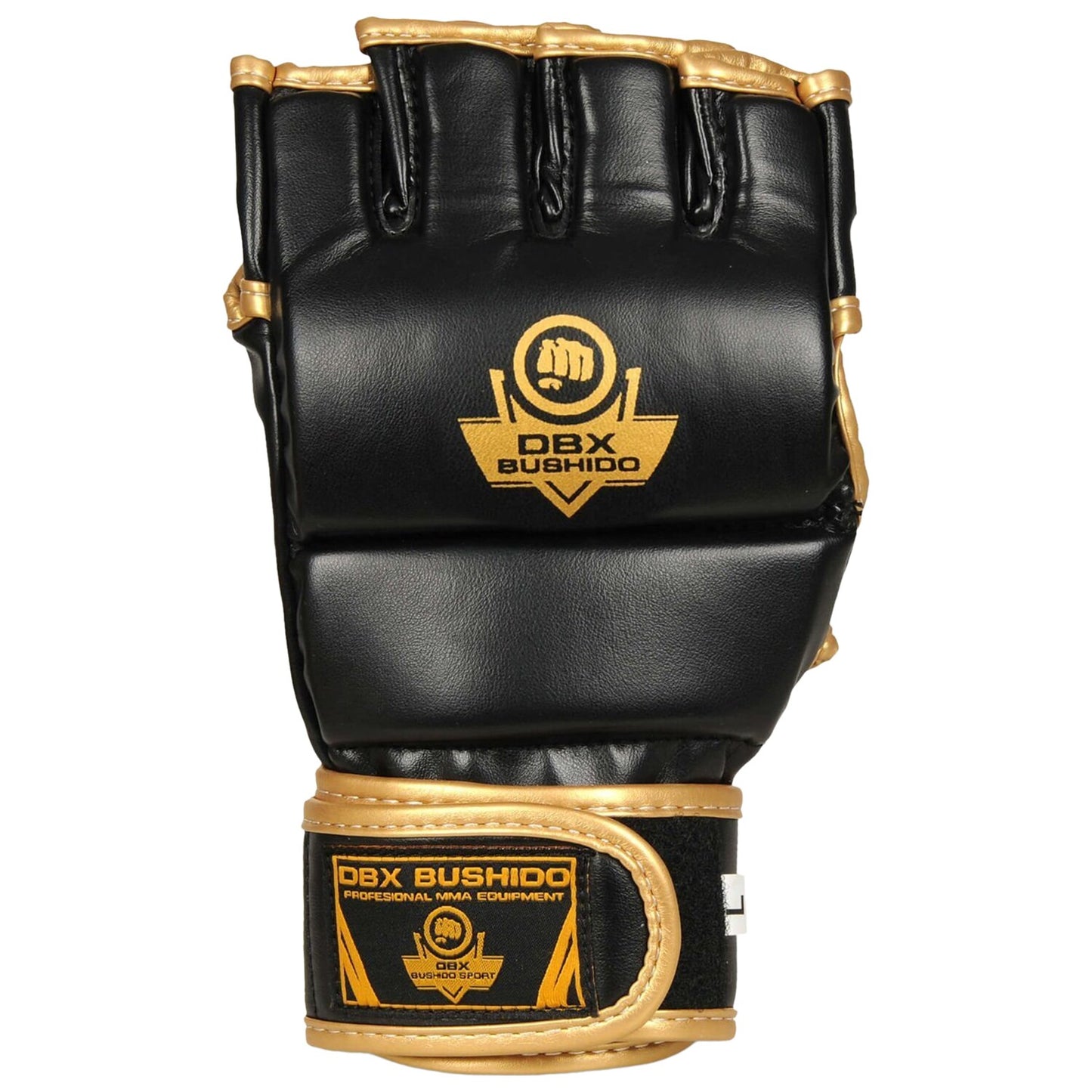 Rękawice do MMA DBX Bushido E1V8 - Czarne/Złote