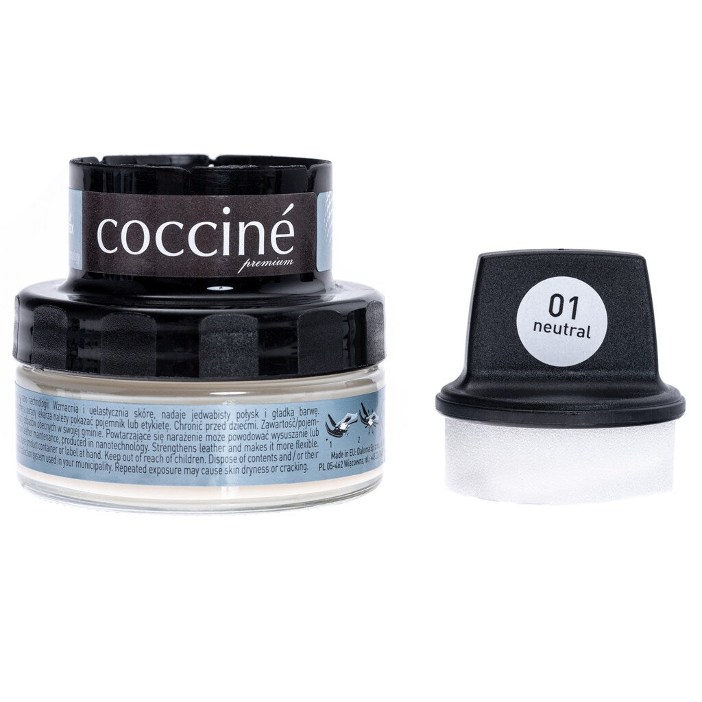 Wosk do skór licowych Coccine Nano Wax 50 ml - Bezbarwny