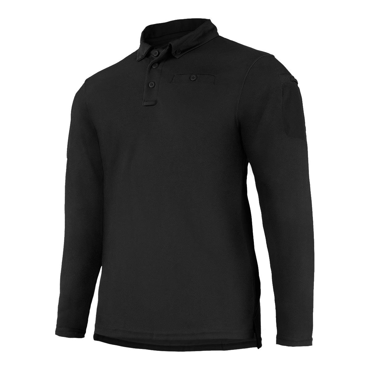Koszulka polo Long Sleeve Mil-Tec Tactical Quickdry - Black