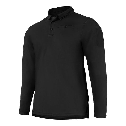 Koszulka polo Long Sleeve Mil-Tec Tactical Quickdry - Black