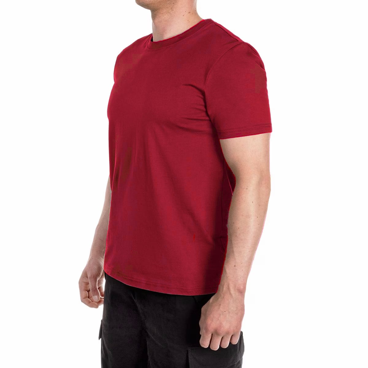 Koszulka T-shirt Helikon - Red/Black Melange