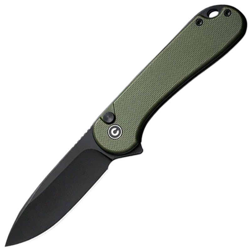 Nóż składany Civivi Elementum II Black Stonewashed - Green