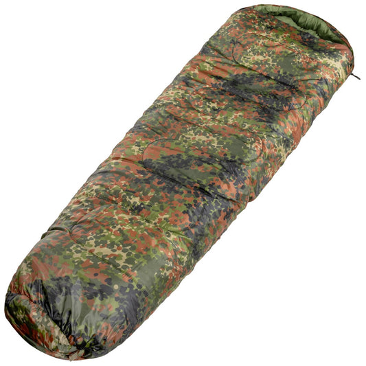 Śpiwór MFH Fox Outdoor Mummy - Flecktarn BW Camo