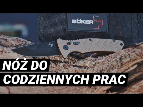 Nóż sprężynowy Boker Plus Strike Spearpoint Coyote