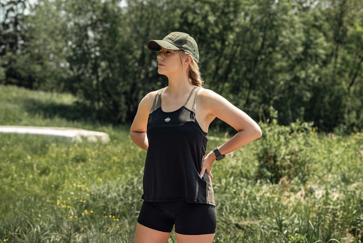 Koszulka damska Tank Top Pentagon Aria - RAL 7013/MIX