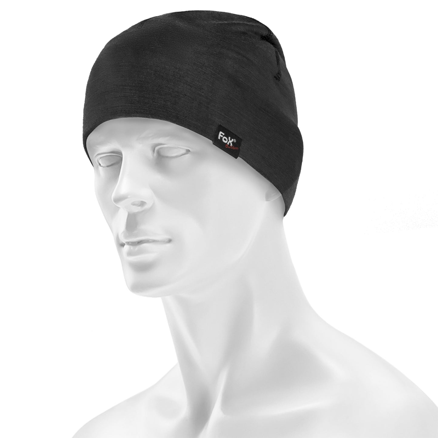 Czapka zimowa MFH Fox Outdoor Merino Lite Black