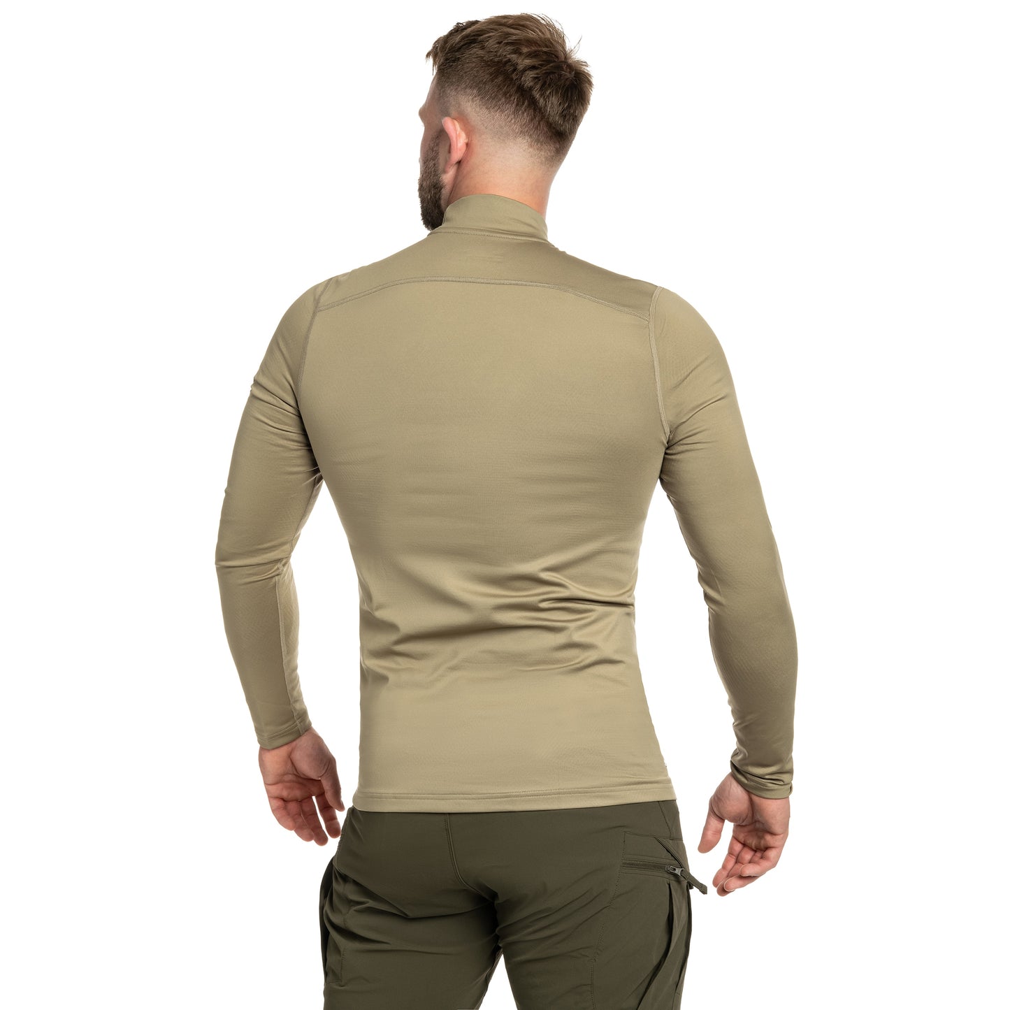 Koszulka termoaktywna Under Armour Tactical ColdGear Infrared Base Mock - Coyote