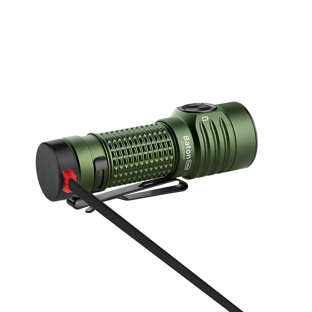 Latarka akumulatorowa Olight Baton Turbo OD Green - 1000 lumenów
