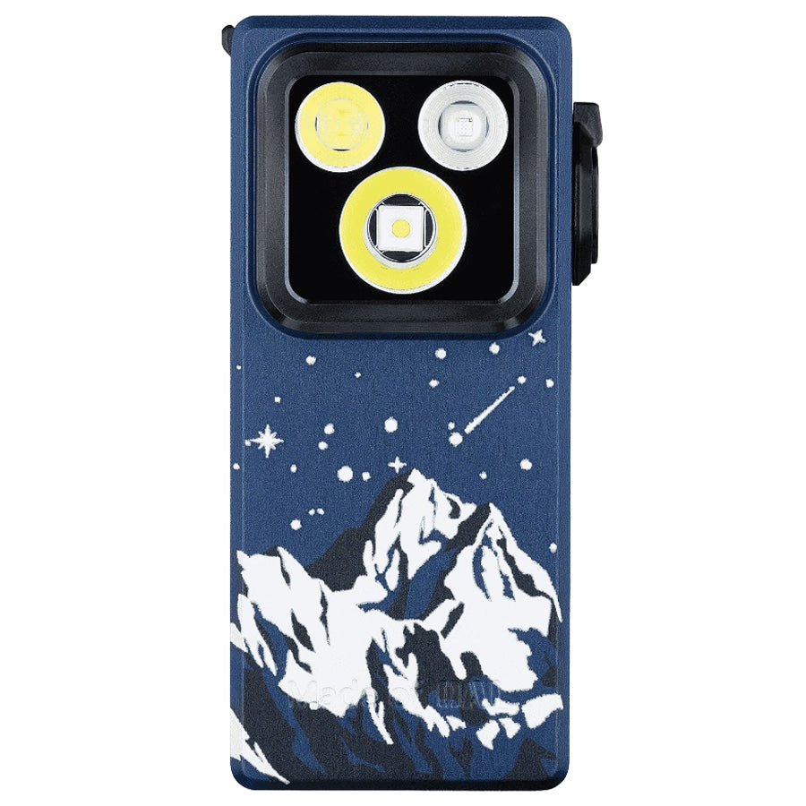 Latarka akumulatorowa Olight Oclip Ultra Snowy Summit - 530 lumenów