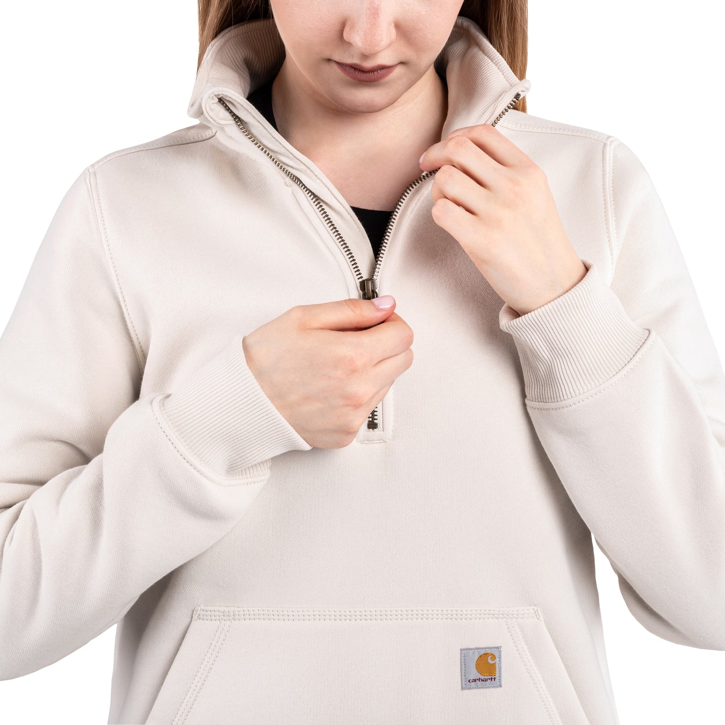 Bluza damska Carhartt Midweight Half Zip - Malt