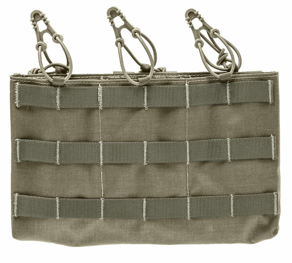 Potrójna ładownica Lindnerhof Mag Panel X3 PA098/II na magazynki karabinowe - Stone Grey