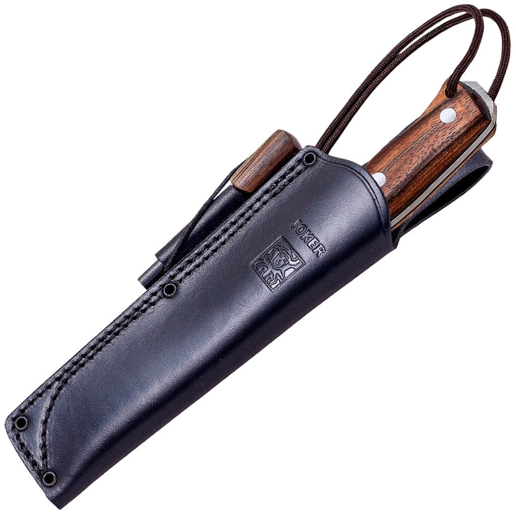 Nóż Joker Nomad Bushcraft Walnut z krzesiwem