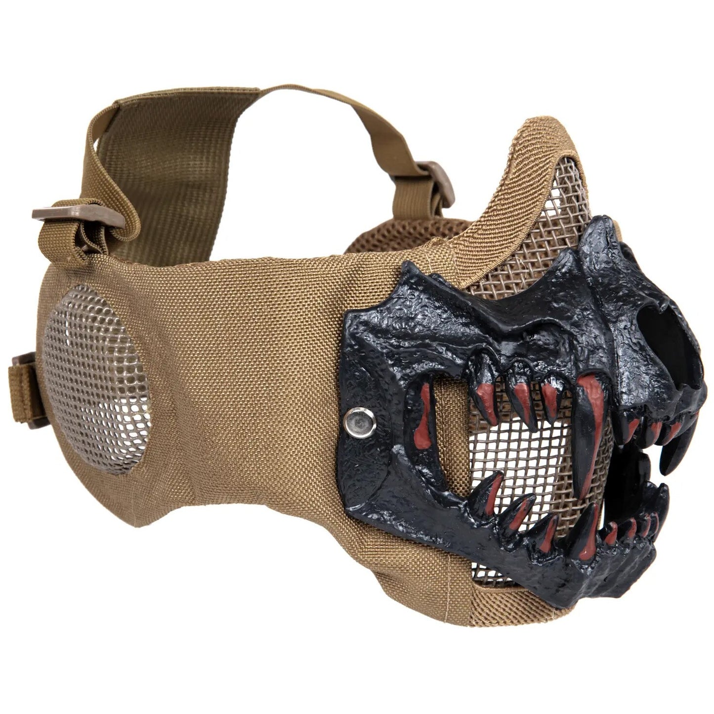 Maska ochronna typu Stalker Wosport EVO Plus Fangs Ear Protection - Tan