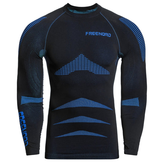 Koszulka termoaktywna FreeNord EnergyTech Long Sleeve - Black/Blue