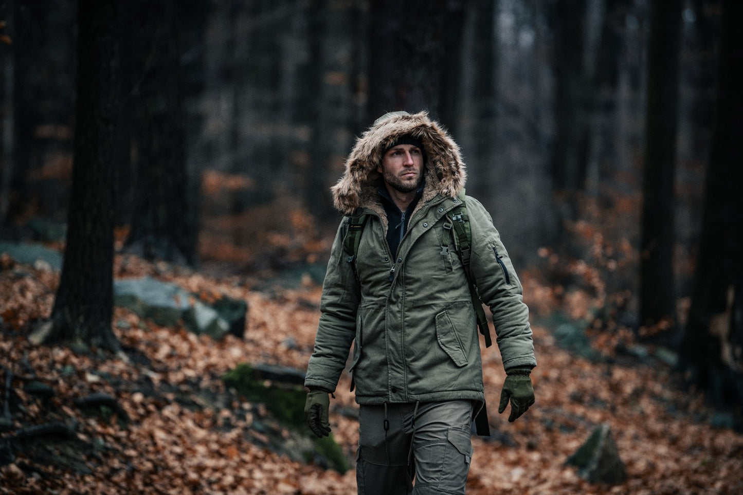 Kurtka Military Wear Fish Tail Parka - Olive