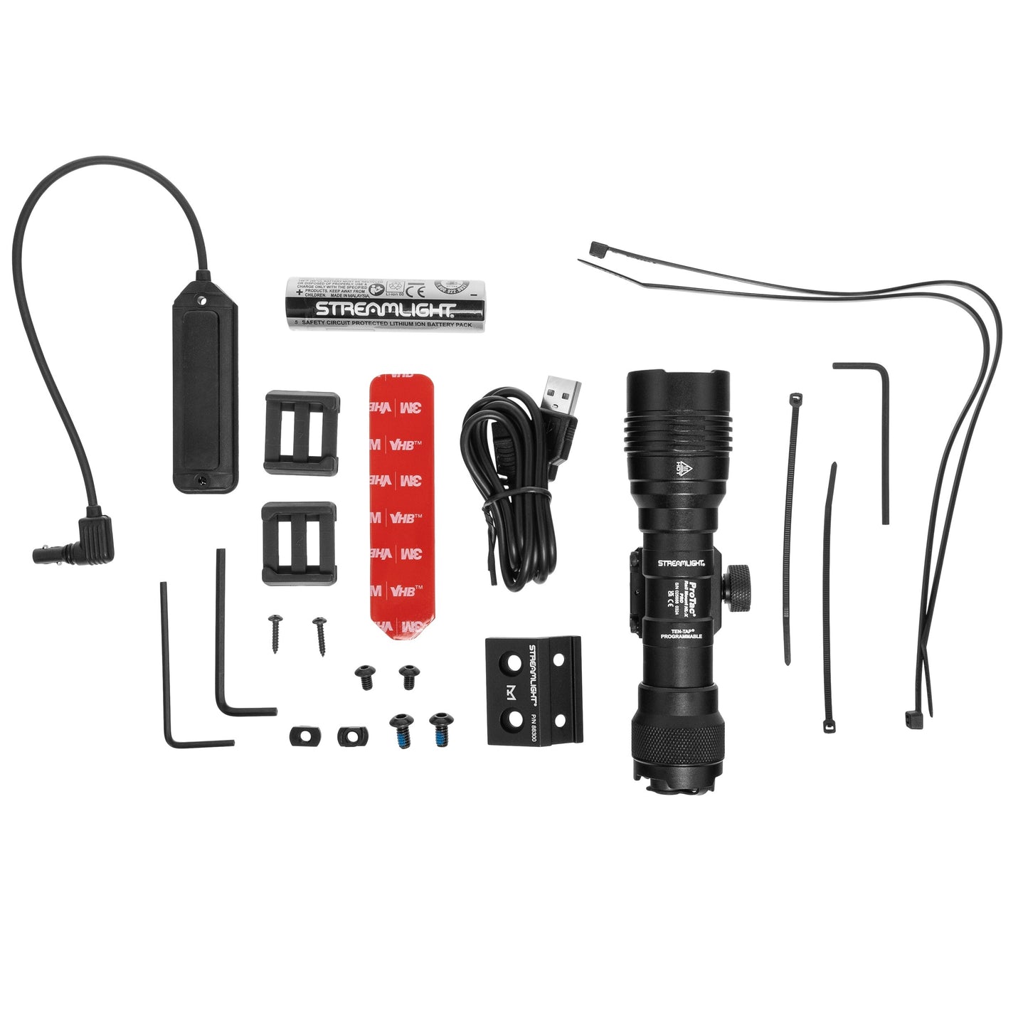 Latarka na broń długą Streamlight ProTac Rail Mount HL-X Pro USB Black - 1000 lumenów