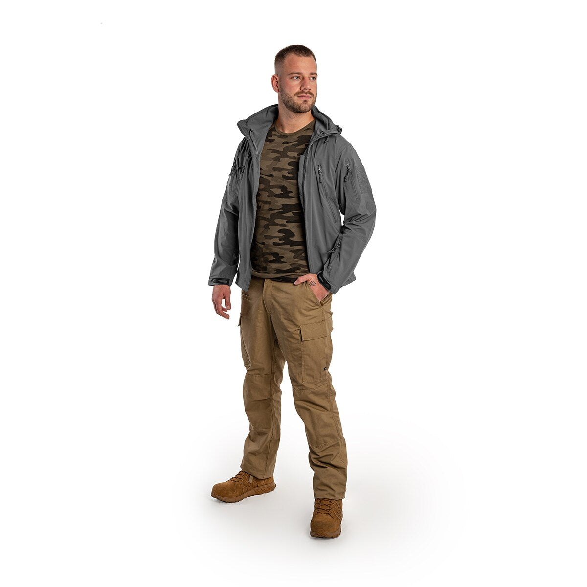 Kurtka Helikon Trooper StormStretch Softshell - Shadow Grey