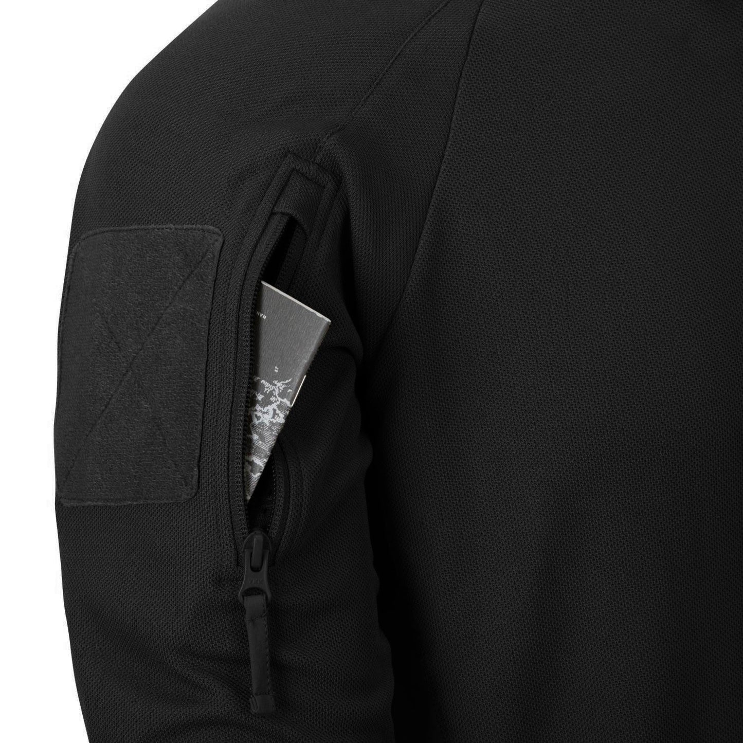 Koszulka polo Helikon Range Long Sleeve - Black