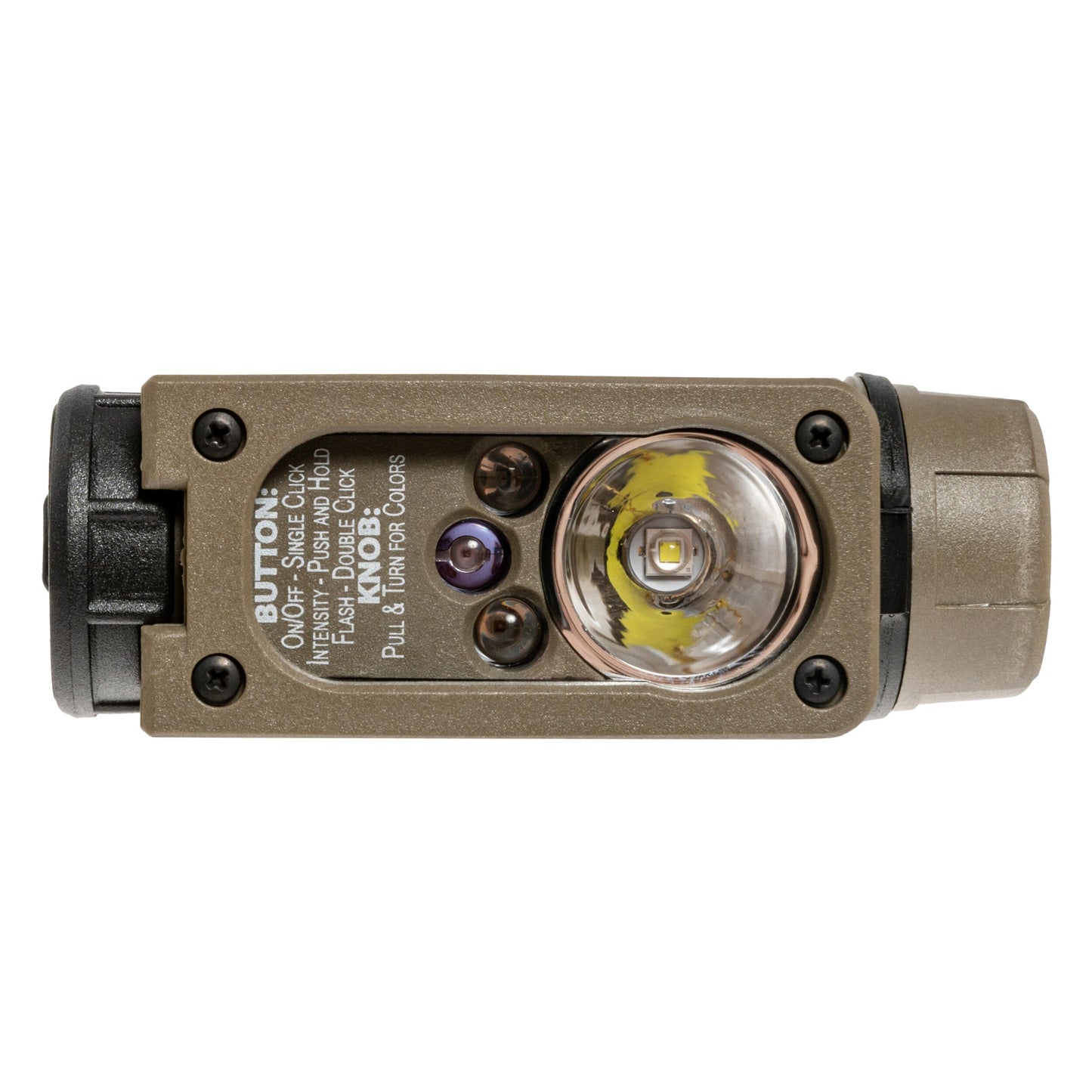 Latarka na hełm Streamlight Sidewinder Compact II Helmet Clip Coyote - 55 lumenów