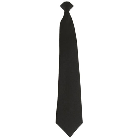 Krawat Mil-Tec Security Tie na klips - Black
