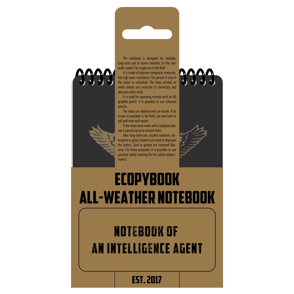 Notes wodoodporny M-Tac Ecopybook Tactical Notebook Of An Intelligence Agent