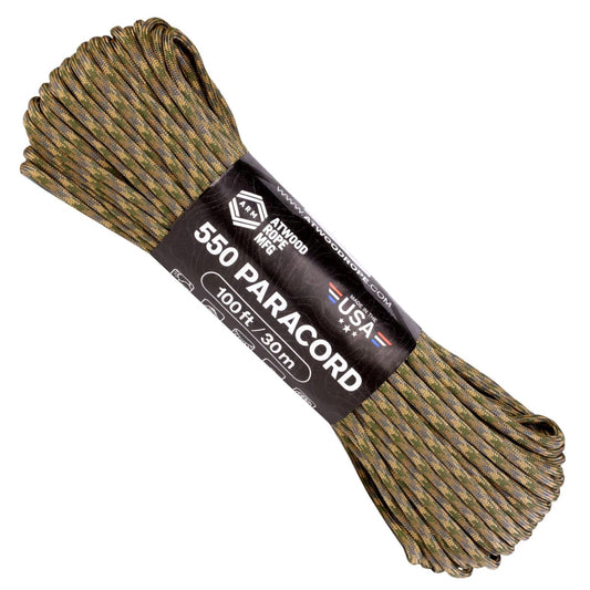 Linka Atwood Rope MFG 550 Paracord 30 m - M Camouflage