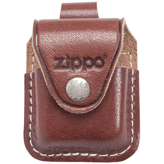 Etui na zapalniczkę Zippo z klipsem - Brązowe