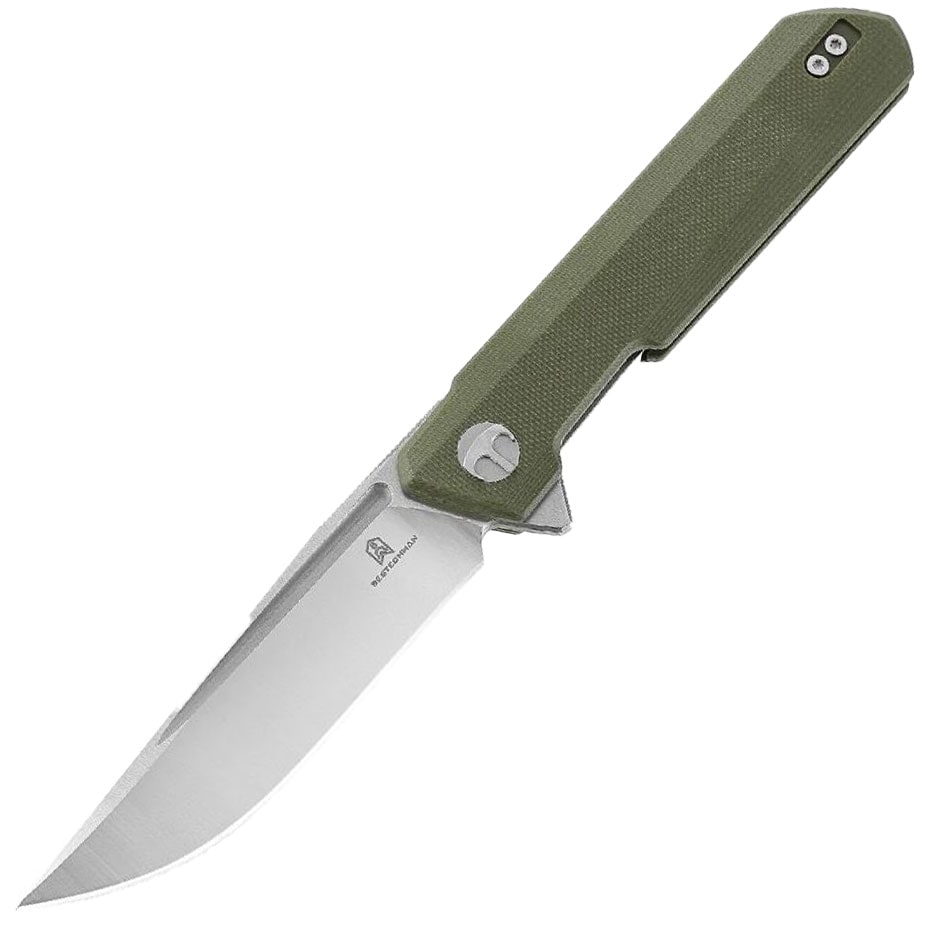 Nóż składany Bestechman Dundee Stonewash - Olive