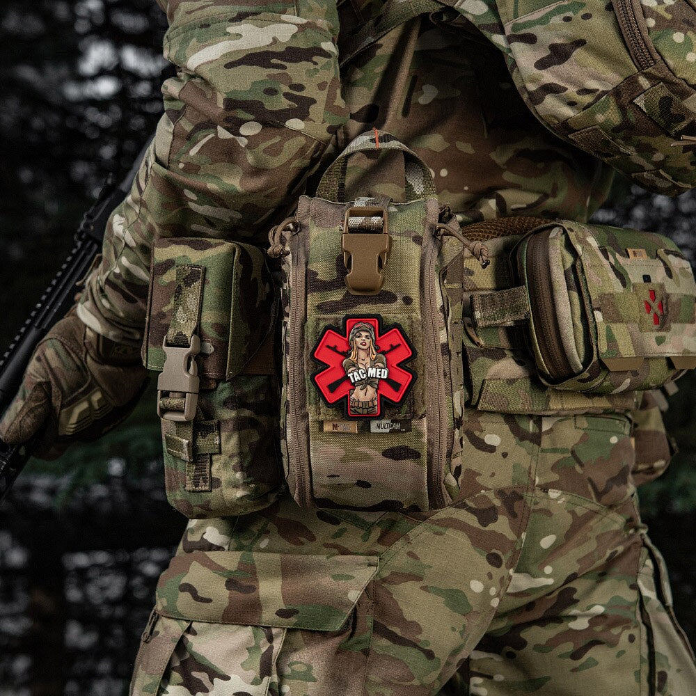Naszywka M-Tac Tacmed PVC - Olive