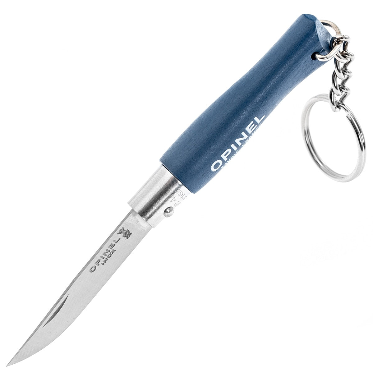 Nóż składany Opinel No.4 Colorama Inox Brelok - Dark Blue
