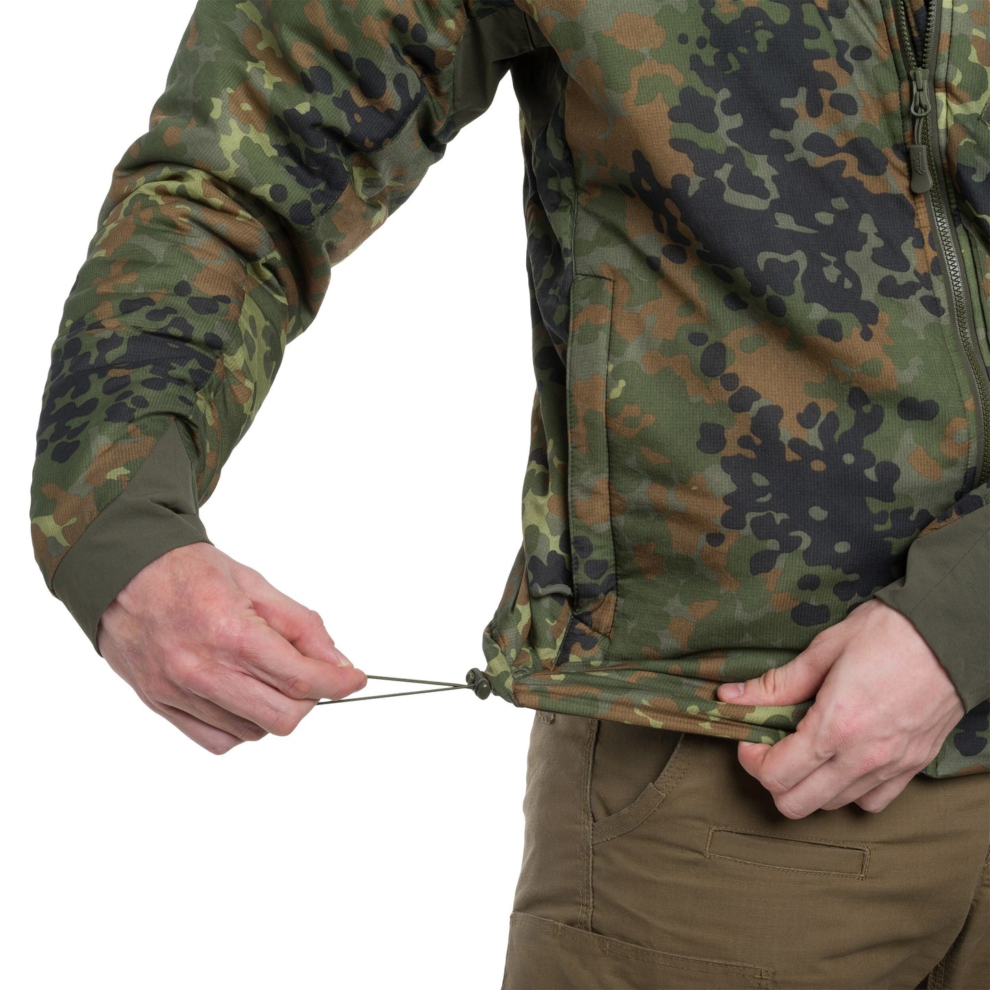 Kurtka Helikon Wolfhound Climashield Apex - Flecktarn