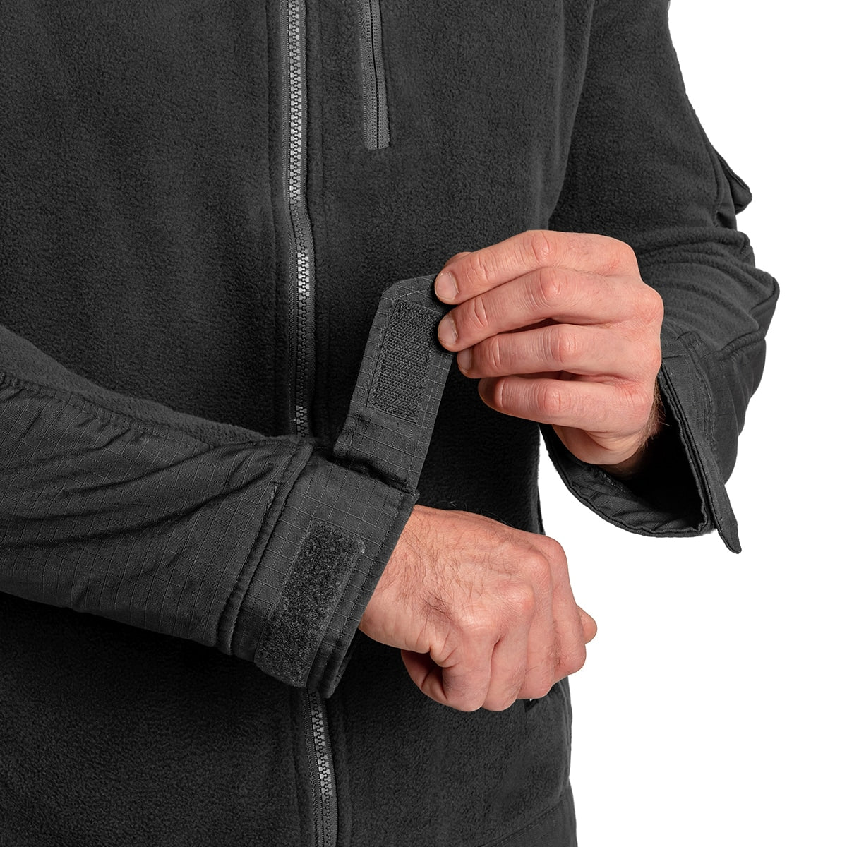 Polar Brandit Fleecejacket Ripstop - Black