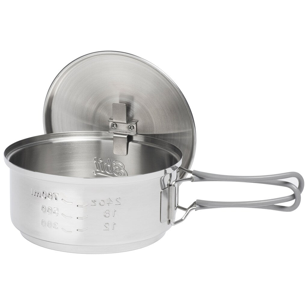 Kuchenka turystyczna Esbit Solid Fuel Cookset Stainless Steel z garnkiem 1 l