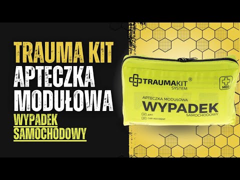 Apteczka modułowa AedMax Trauma Kit W Zielona - Wypadek