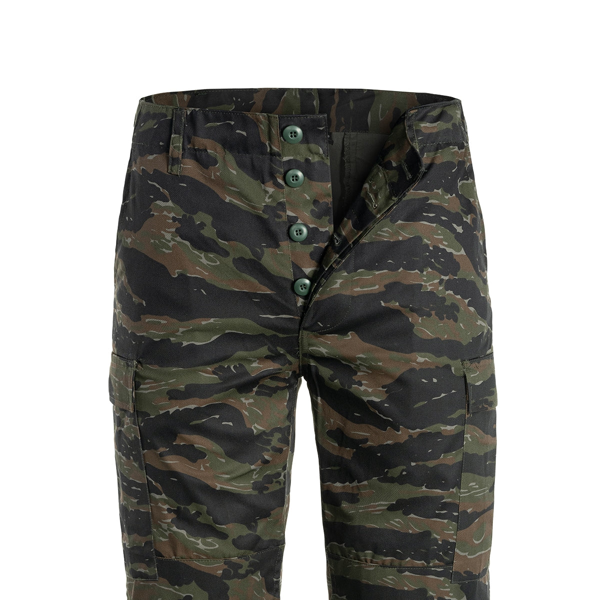 Spodnie wojskowe Mil-Tec wzmacniane BDU Tiger Stripe
