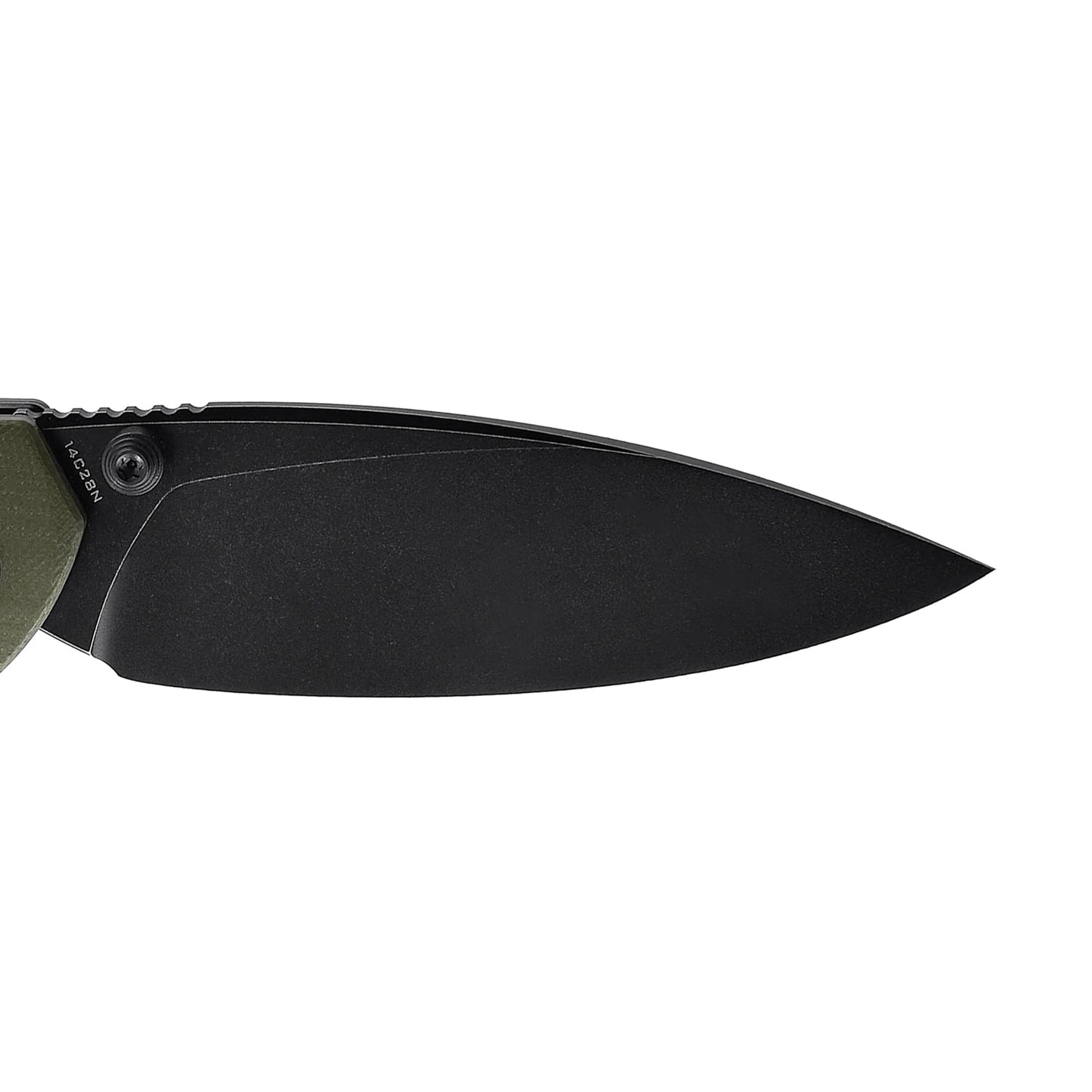 Nóż składany Bestechman Ronan Black Titanized Stonewash - Olive