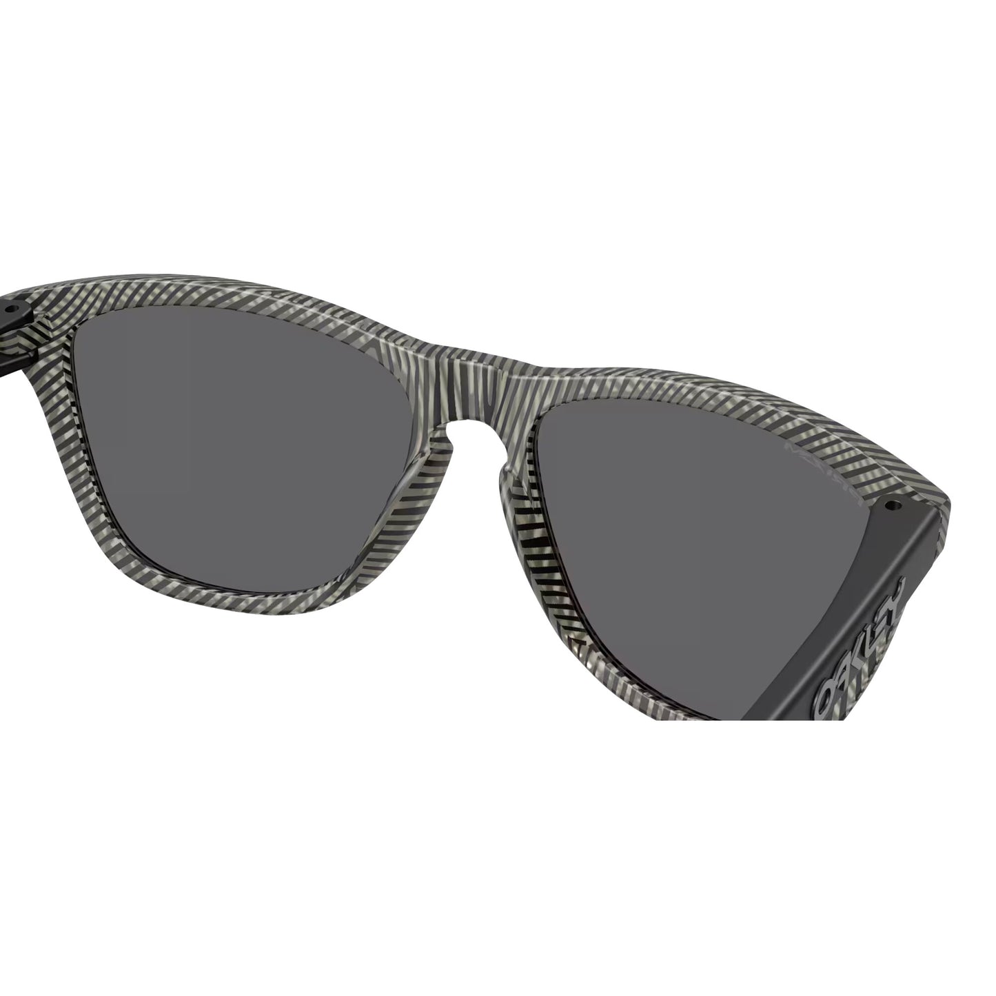 Okulary przeciwsłoneczne Oakley Frogskins - Matte Grey Ink Fingerprint/Prizm Black