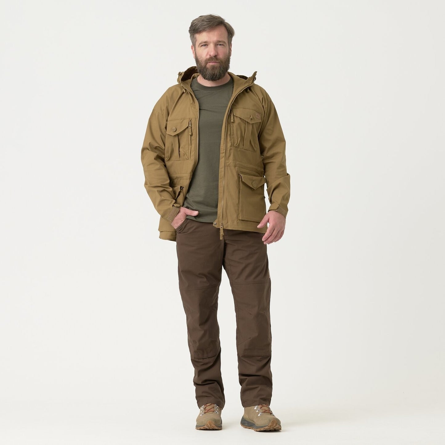 Kurtka Helikon SAS Smock Duracanvas - Coyote