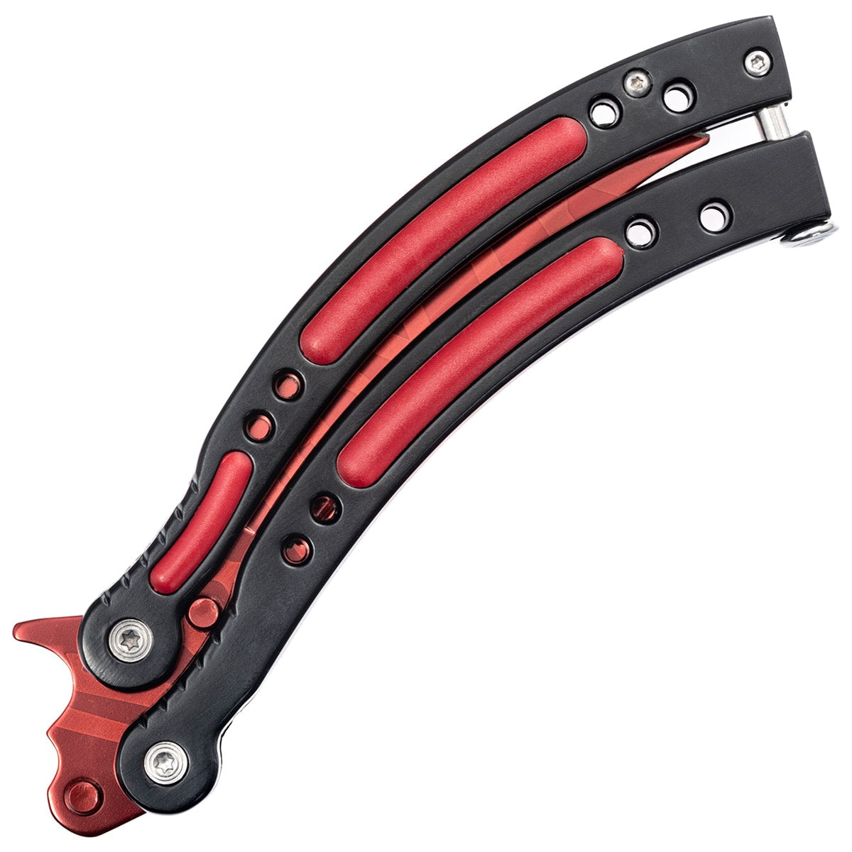 Nóż składany motylek Joker CS:GO Black / Red