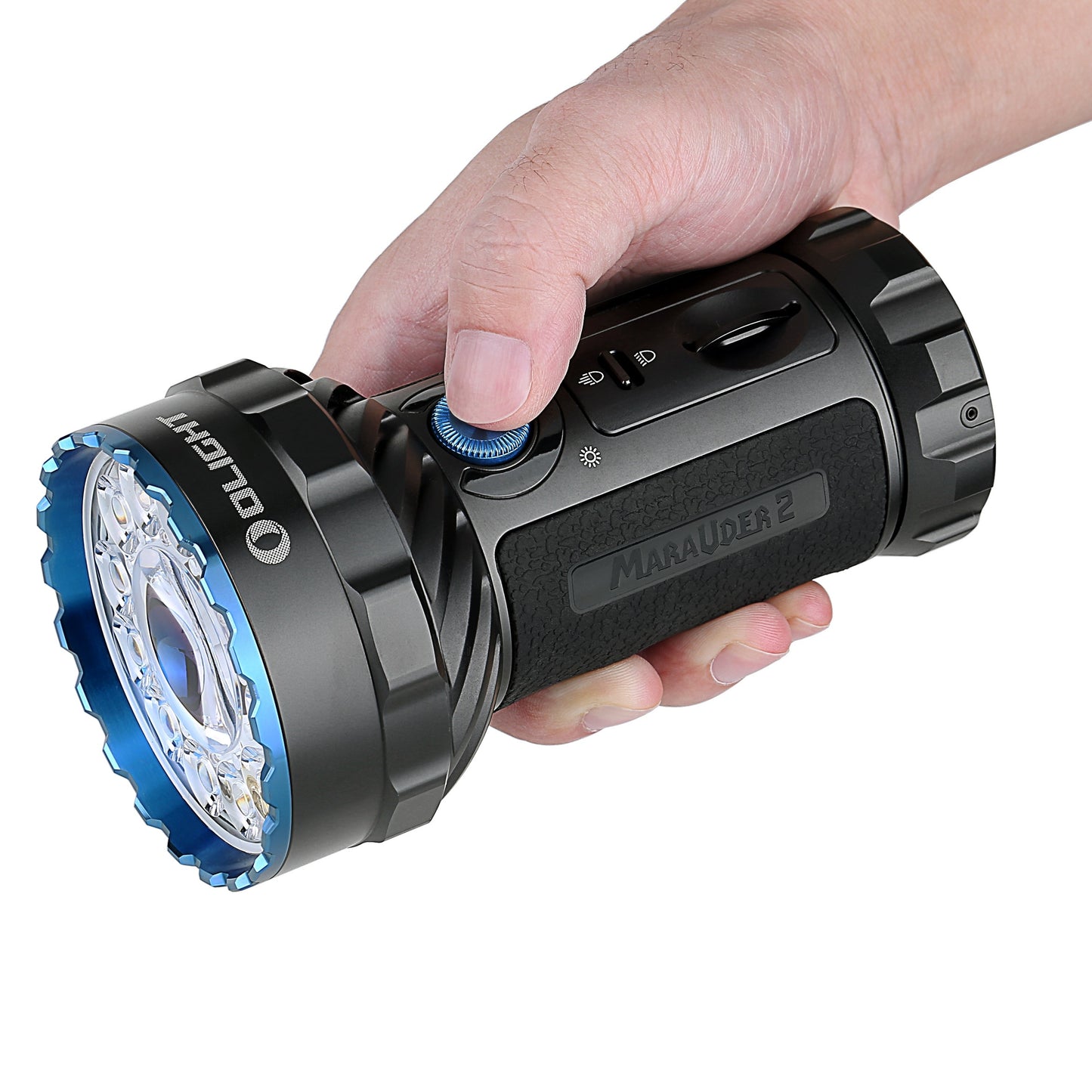 Latarka akumulatorowa Olight Marauder 2 Cool White - 14000 lumenów, zasięg 800 m