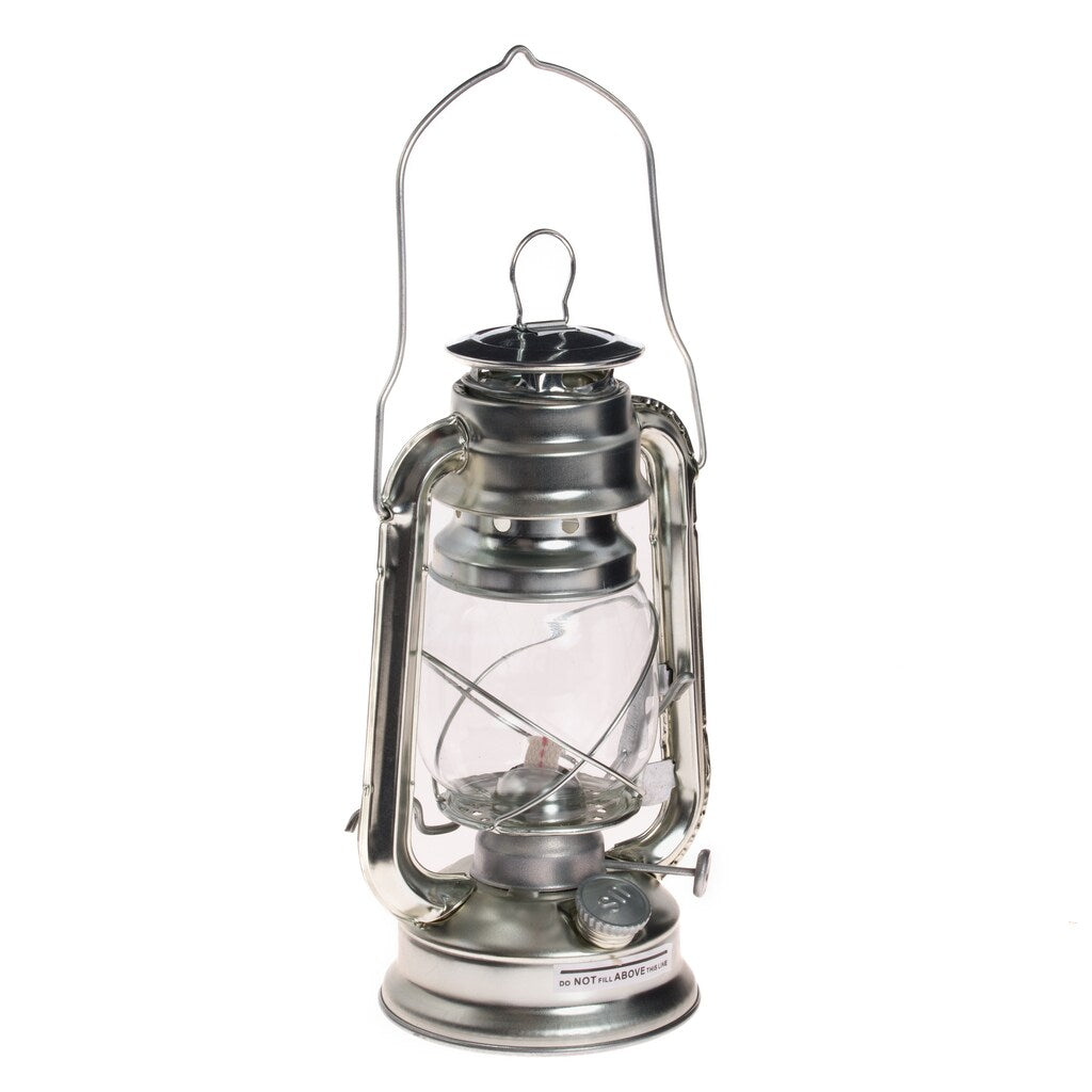 Lampa naftowa Mil-Tec 23 cm - Silver