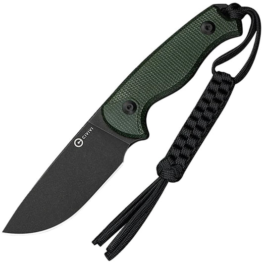 Nóż Civivi Timberbark Canvas Micarta - Black Stonewashed