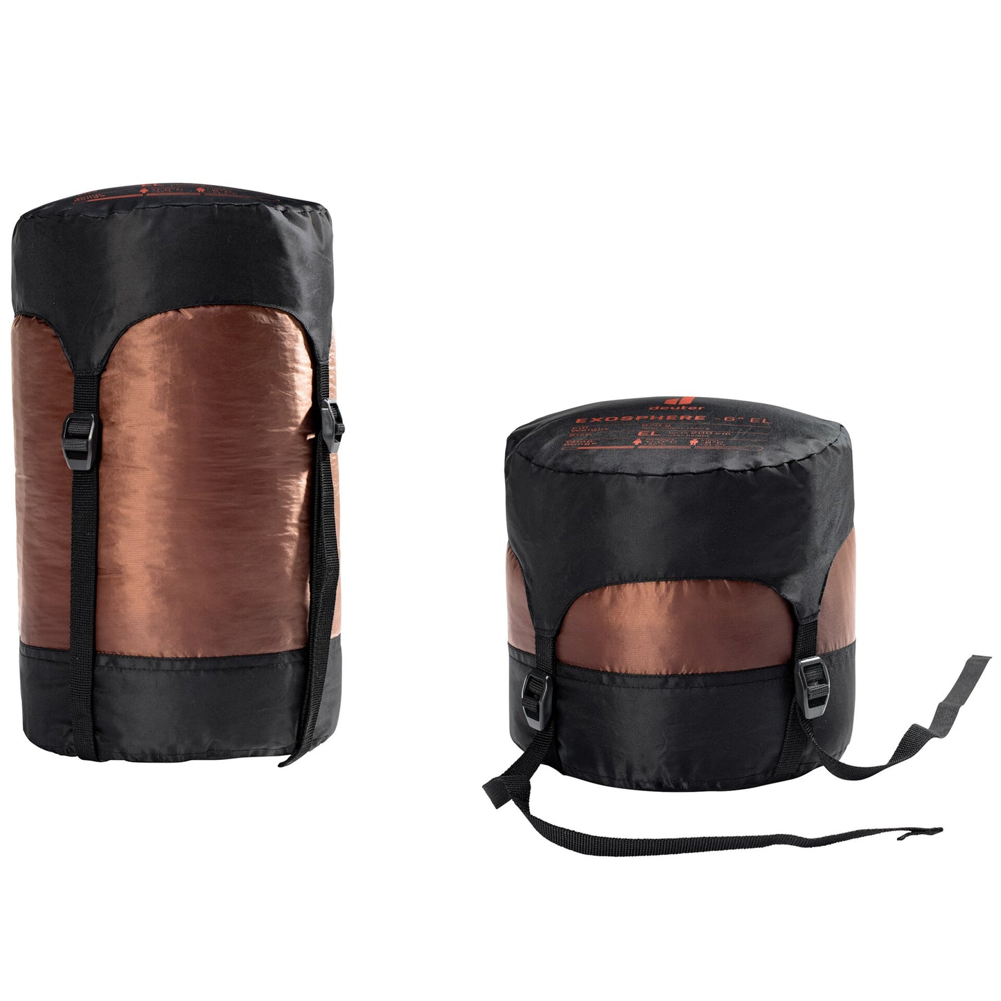 Śpiwór Deuter Exosphere -6 Extra Long - Umbra/Paprika