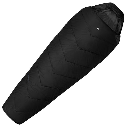Śpiwór Alpinus Fiber Pro 1300 Lewy - Antracytowy